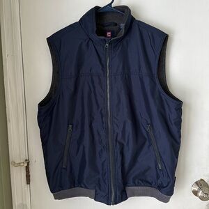 Chaps vest, men’s L navy blue